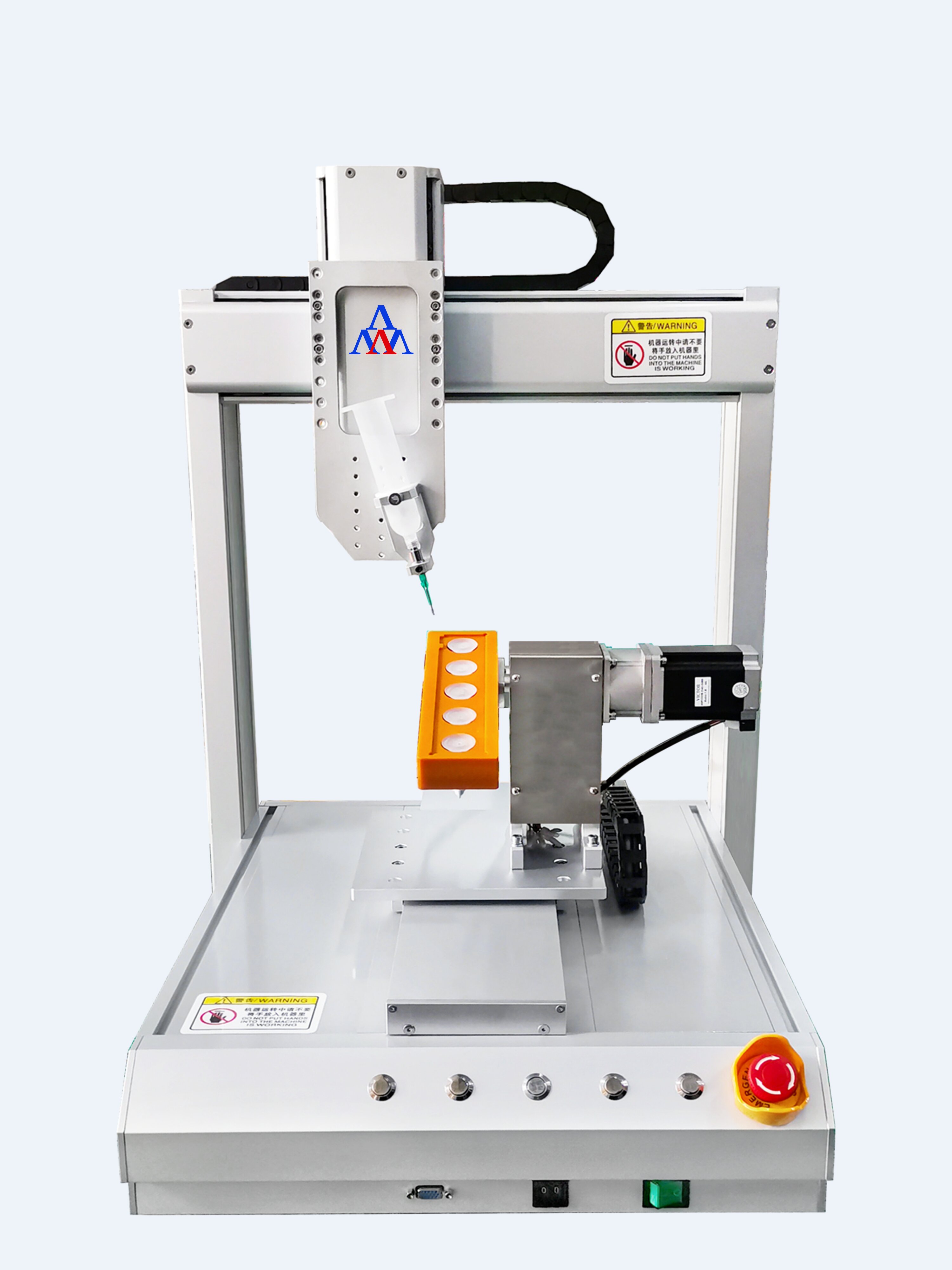 四軸型材400BY軸旋轉(zhuǎn)針筒點膠機